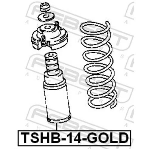 Ochranná sada tlmiča proti prachu TSHB-14-GOLD /FEBEST/ - obr. 1