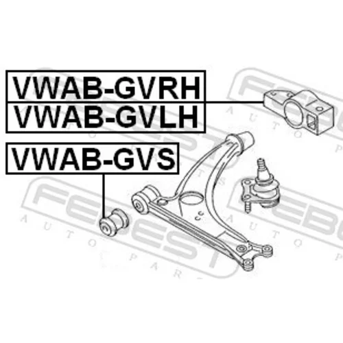 Uloženie riadenia VWAB-GVRH /FEBEST/ - obr. 1