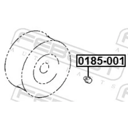 Matica kolesa 0185-001 /FEBEST/ - obr. 1