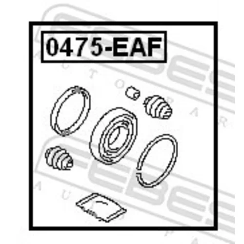 Opravná sada brzdového strmeňa 0475-EAF /FEBEST/ - obr. 1