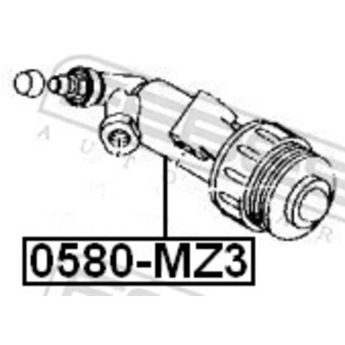 Pomocný spojkový valec 0580-MZ3 /FEBEST/ - obr. 1