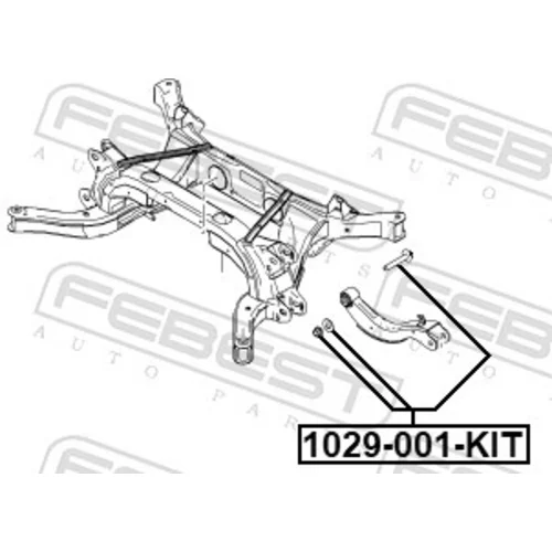 Súprava skrutiek na korekciu odklonu kolesa 1029-001-KIT /FEBEST/ - obr. 1