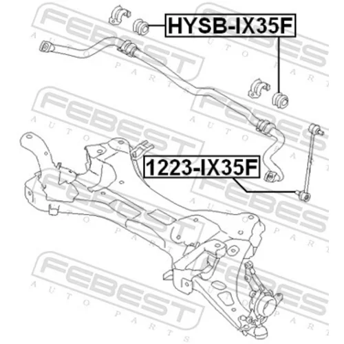 Tyč/Vzpera stabilizátora 1223-IX35F /FEBEST/ - obr. 1