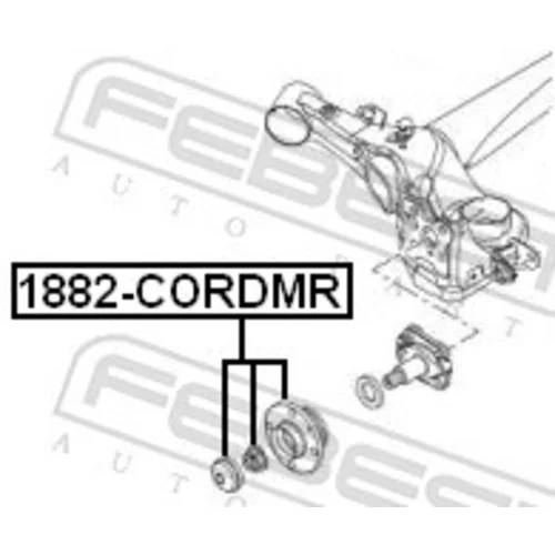 Náboj kolesa 1882-CORDMR /FEBEST/ - obr. 1