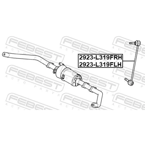 Tyč/Vzpera stabilizátora 2923-L319FRH /FEBEST/ - obr. 1