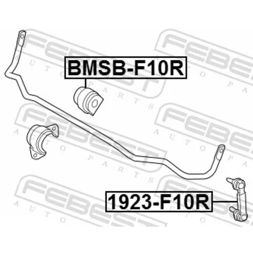 Uloženie priečneho stabilizátora BMSB-F10R /FEBEST/ - obr. 1