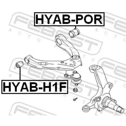 Uloženie riadenia HYAB-H1F /FEBEST/ - obr. 1