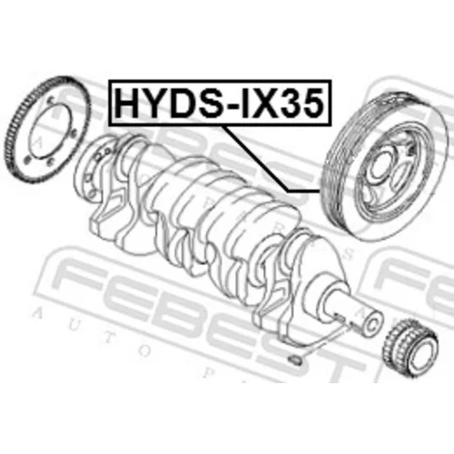 Remenica kľukového hriadeľa HYDS-IX35 /FEBEST/ - obr. 1