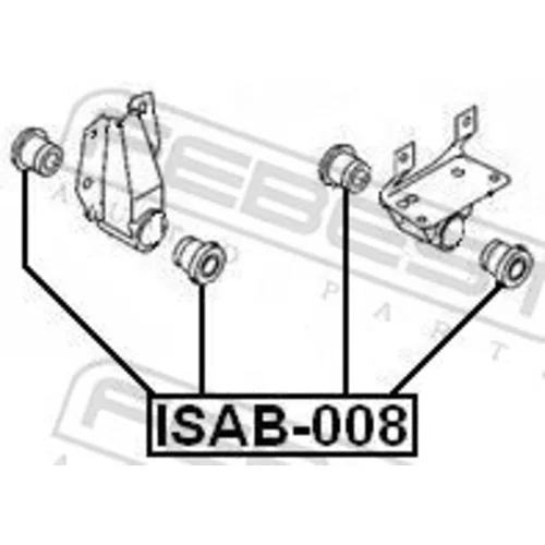 Uloženie riadenia ISAB-008 /FEBEST/ - obr. 1