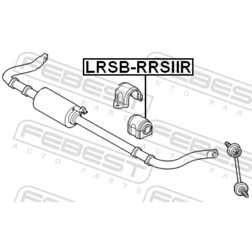 Uloženie priečneho stabilizátora LRSB-RRSIIR /FEBEST/ - obr. 1