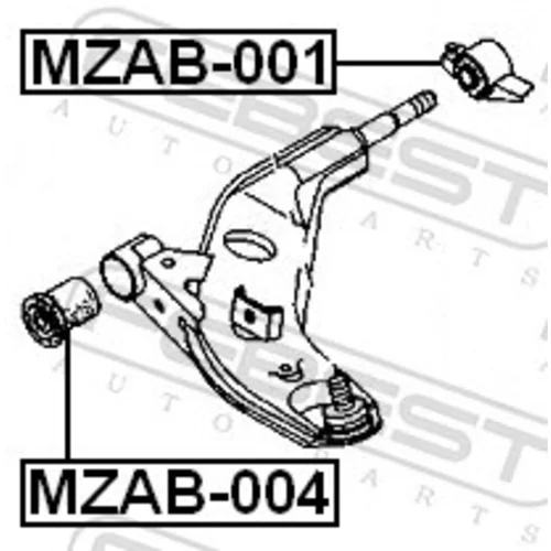 Uloženie riadenia MZAB-001 /FEBEST/ - obr. 1