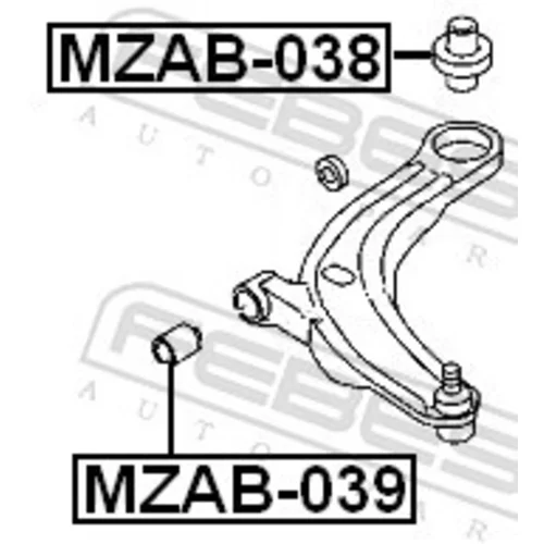 Uloženie riadenia MZAB-039 /FEBEST/ - obr. 1