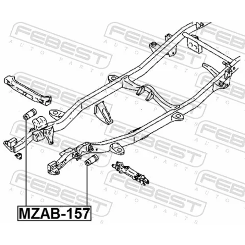 Uloženie riadenia MZAB-157 /FEBEST/ - obr. 1