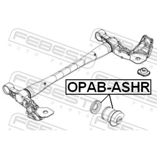 Uloženie tela nápravy OPAB-ASHR /FEBEST/ - obr. 1