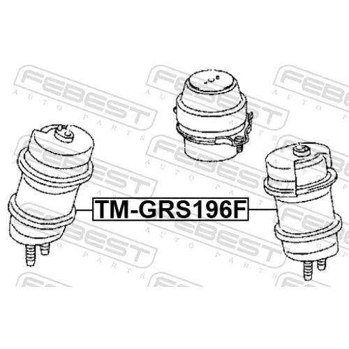 Uloženie motora TM-GRS196F /FEBEST/ - obr. 1