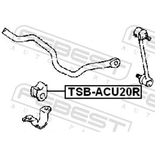 Uloženie priečneho stabilizátora TSB-ACU20R /FEBEST/ - obr. 1
