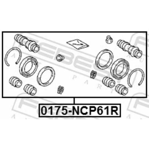 Opravná sada brzdového strmeňa 0175-NCP61R /FEBEST/ - obr. 1