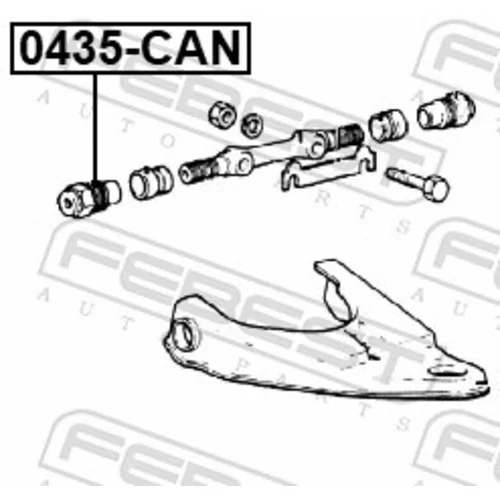 Skrutka, priečne rameno 0435-CAN /FEBEST/ - obr. 1