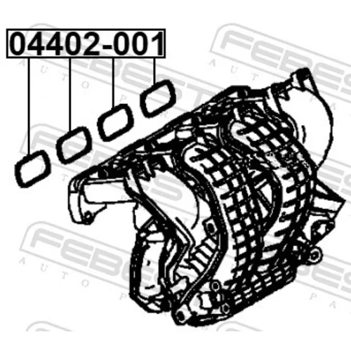 Tesnenie kolena sac. potrubia 04402-001 /FEBEST/ - obr. 1