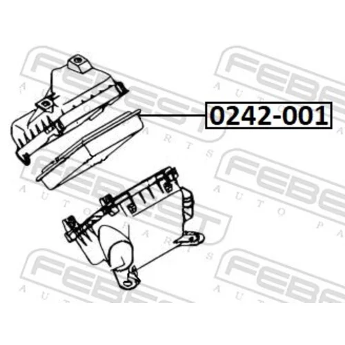 Vzduchový filter 0442-001 /FEBEST/ - obr. 1