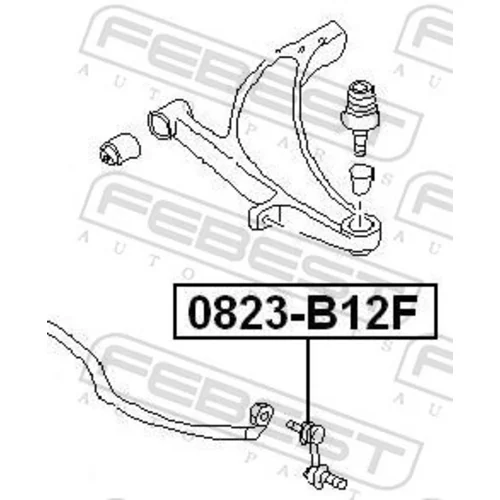 Tyč/Vzpera stabilizátora 0823-B12F /FEBEST/ - obr. 1