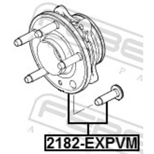 Náboj kolesa 2182-EXPVM /FEBEST/ - obr. 1