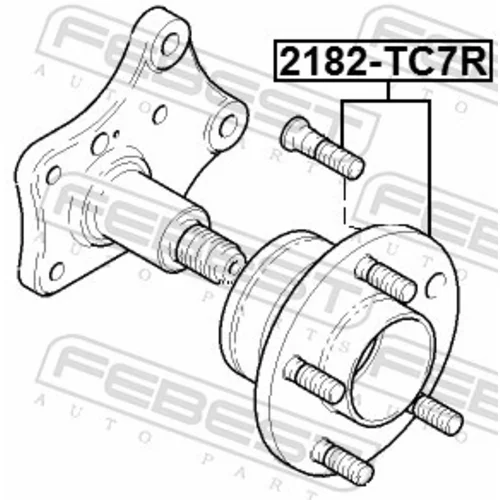 Náboj kolesa 2182-TC7R /FEBEST/ - obr. 1