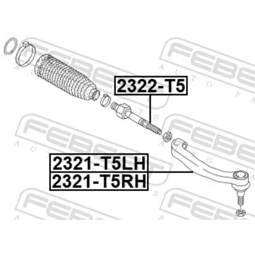 Hlava/čap spojovacej tyče riadenia 2321-T5RH /FEBEST/ - obr. 1