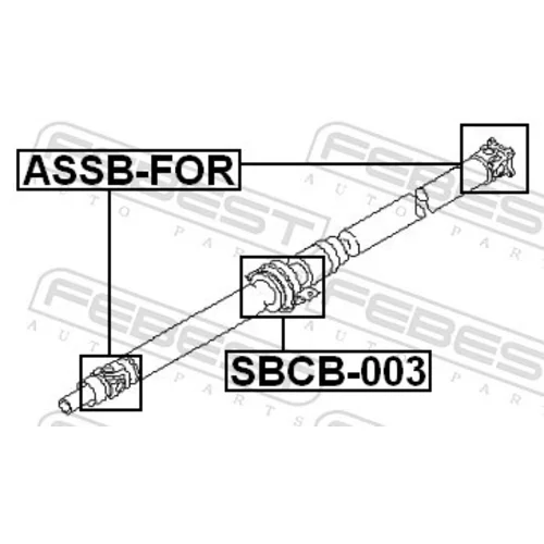 Kĺbový hriadeľ ASSB-FOR /FEBEST/ - obr. 1