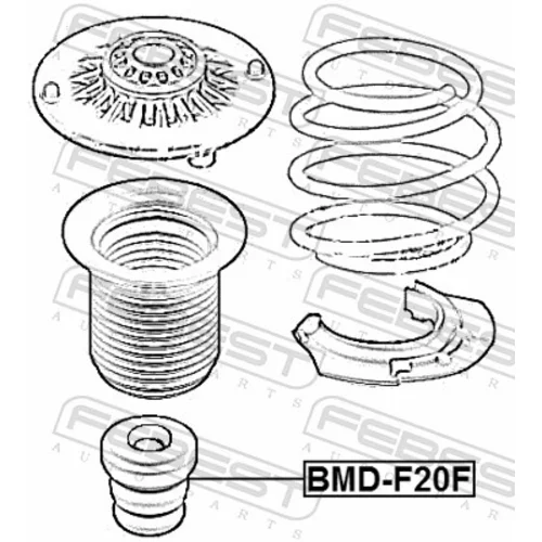 Doraz odpruženia BMD-F20F /FEBEST/ - obr. 1
