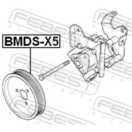 Remenica servočerpadla BMDS-X5 /FEBEST/ - obr. 1