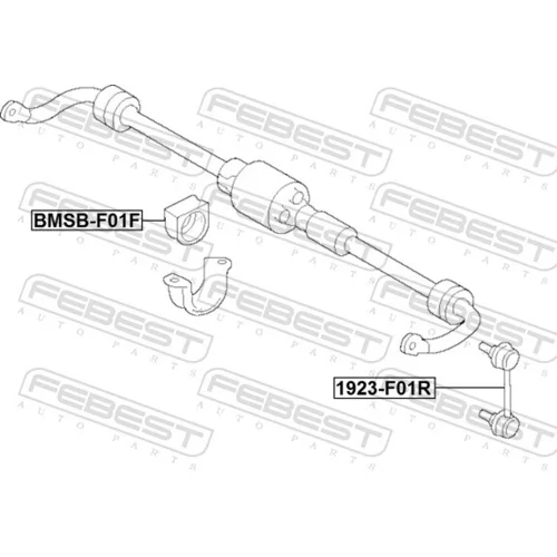 Uloženie priečneho stabilizátora BMSB-F01F /FEBEST/ - obr. 1