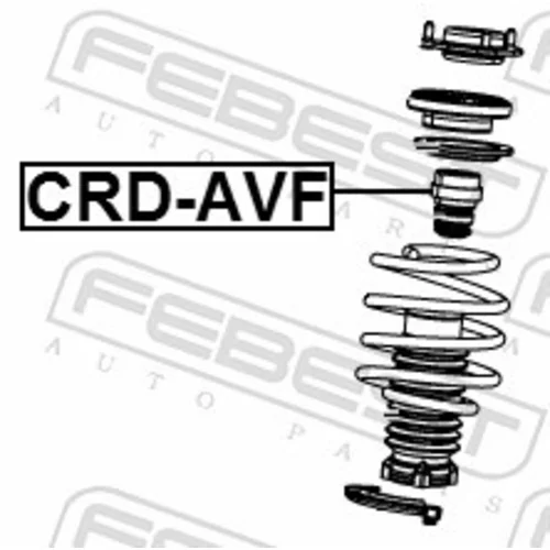 Doraz odpruženia CRD-AVF /FEBEST/ - obr. 1