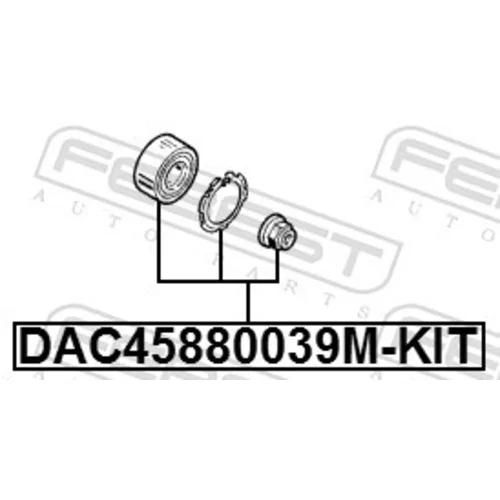 Ložisko kolesa - opravná sada DAC45880039M-KIT /FEBEST/ - obr. 1