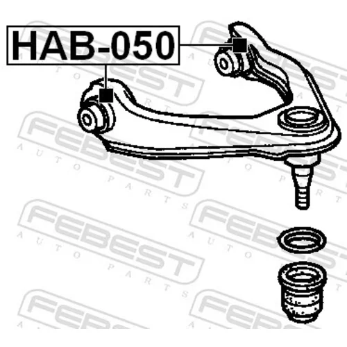 Uloženie riadenia HAB-050 /FEBEST/ - obr. 1