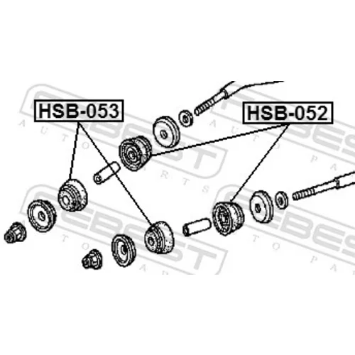 Uloženie riadenia HSB-053 /FEBEST/ - obr. 1