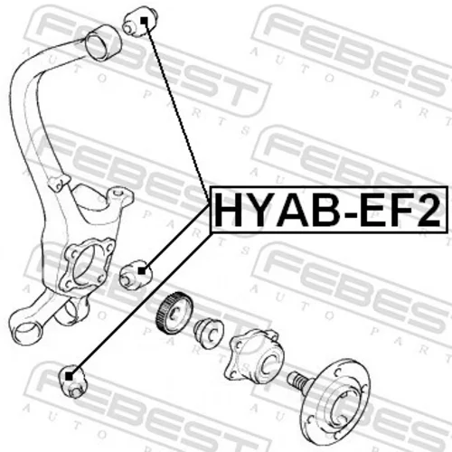 Uloženie riadenia HYAB-EF2 /FEBEST/ - obr. 1