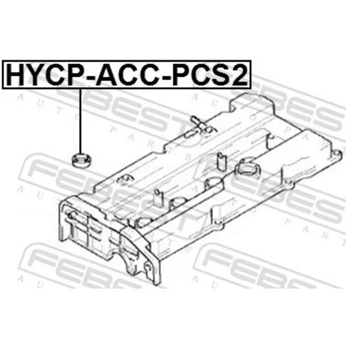 Tesniaci krúžok otvoru pre zap.sviečku HYCP-ACC-PCS2 /FEBEST/ - obr. 1