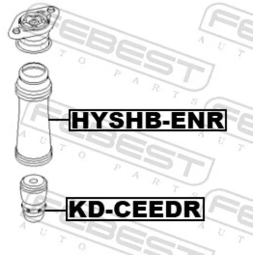 Doraz odpruženia KD-CEEDR /FEBEST/ - obr. 1