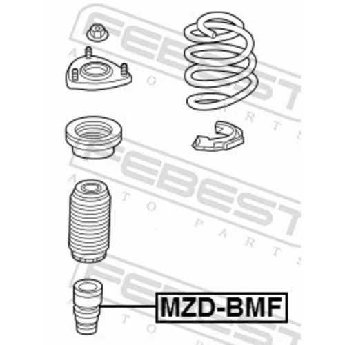 Doraz odpruženia MZD-BMF /FEBEST/ - obr. 1