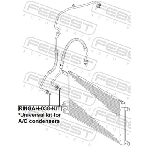 Sada na opravu klimatizácie RINGAH-038-KIT /FEBEST/ - obr. 1