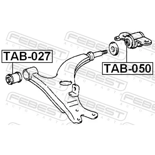 Uloženie riadenia TAB-027 /FEBEST/ - obr. 1