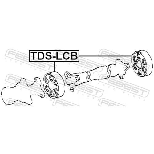 Kĺbový hriadeľ TDS-LCB /FEBEST/ - obr. 1
