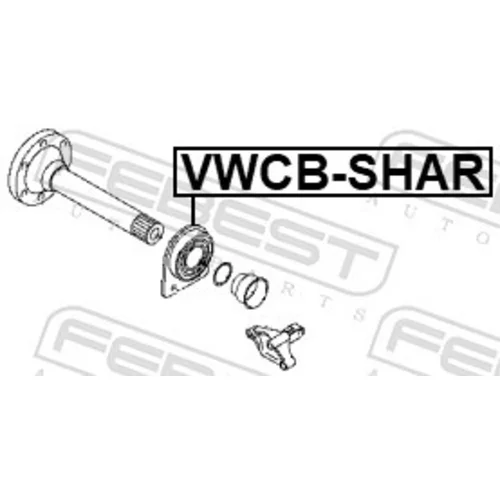 Ložisko hnacieho hriadeľa VWCB-SHAR /FEBEST/ - obr. 1