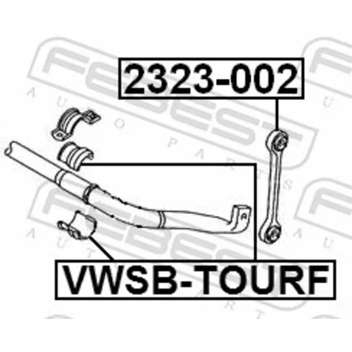 Uloženie priečneho stabilizátora VWSB-TOURF /FEBEST/ - obr. 1