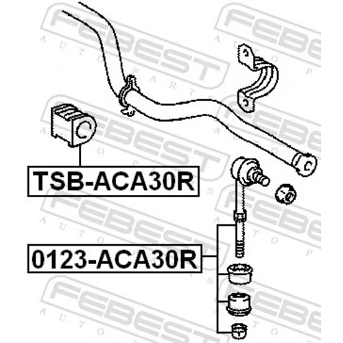Tyč/Vzpera stabilizátora 0123-ACA30R /FEBEST/ - obr. 1