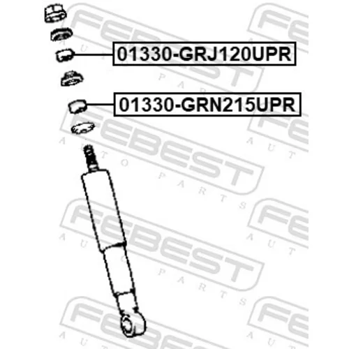 Puzdro, tlmič 01330-GRJ120UPR /FEBEST/ - obr. 1