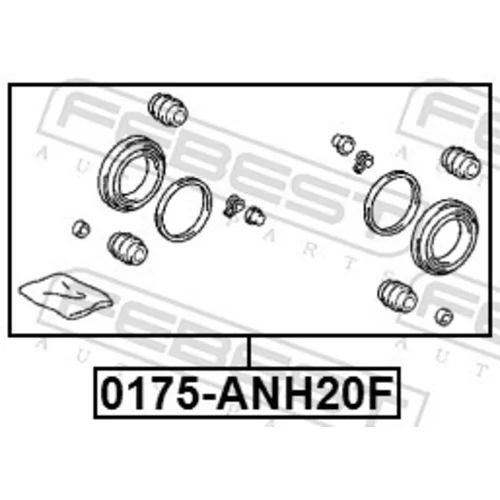 Opravná sada brzdového strmeňa 0175-ANH20F /FEBEST/ - obr. 1