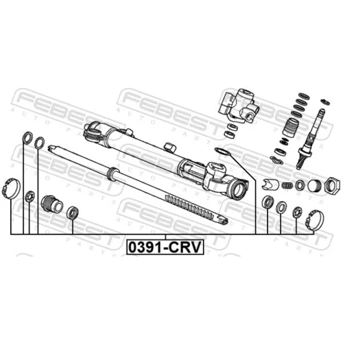 Sada na opravu prevodovky riadenia 0391-CRV /FEBEST/ - obr. 1