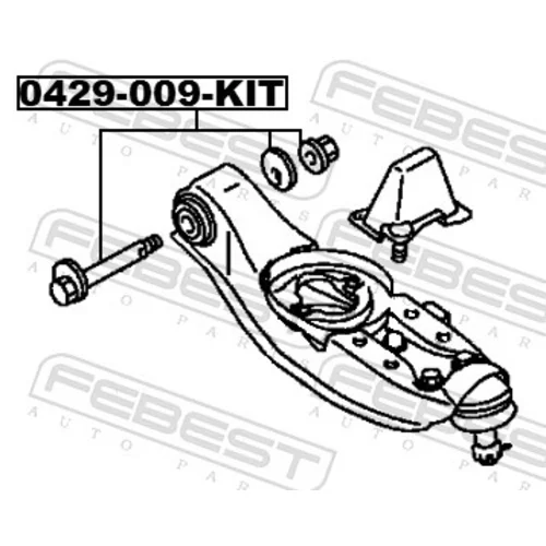Súprava skrutiek na korekciu odklonu kolesa 0429-009-KIT /FEBEST/ - obr. 1